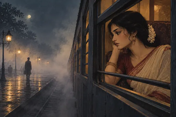 Ek masoom ladki ka railway station par dardbhara alvida.
